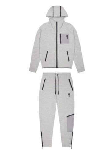 TRAPSTAR IRONGATE T-FLEECE TRACKSUIT - GREY