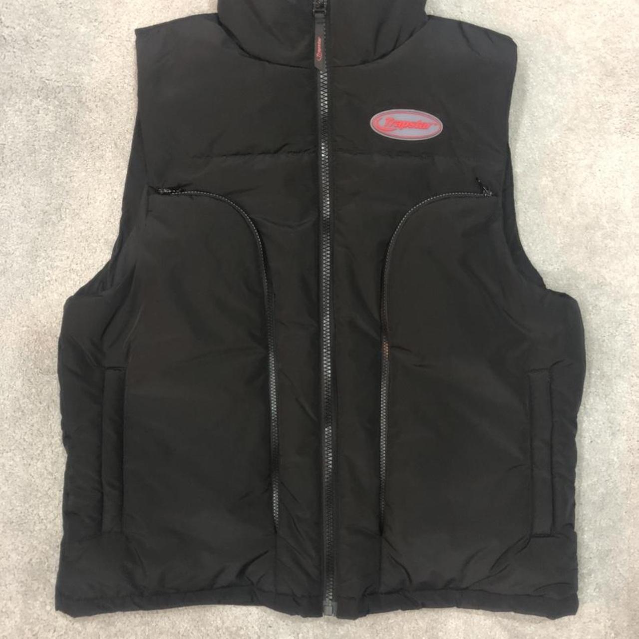 TRAPSTAR HYPERDRIVE GILET - BLACK/RED