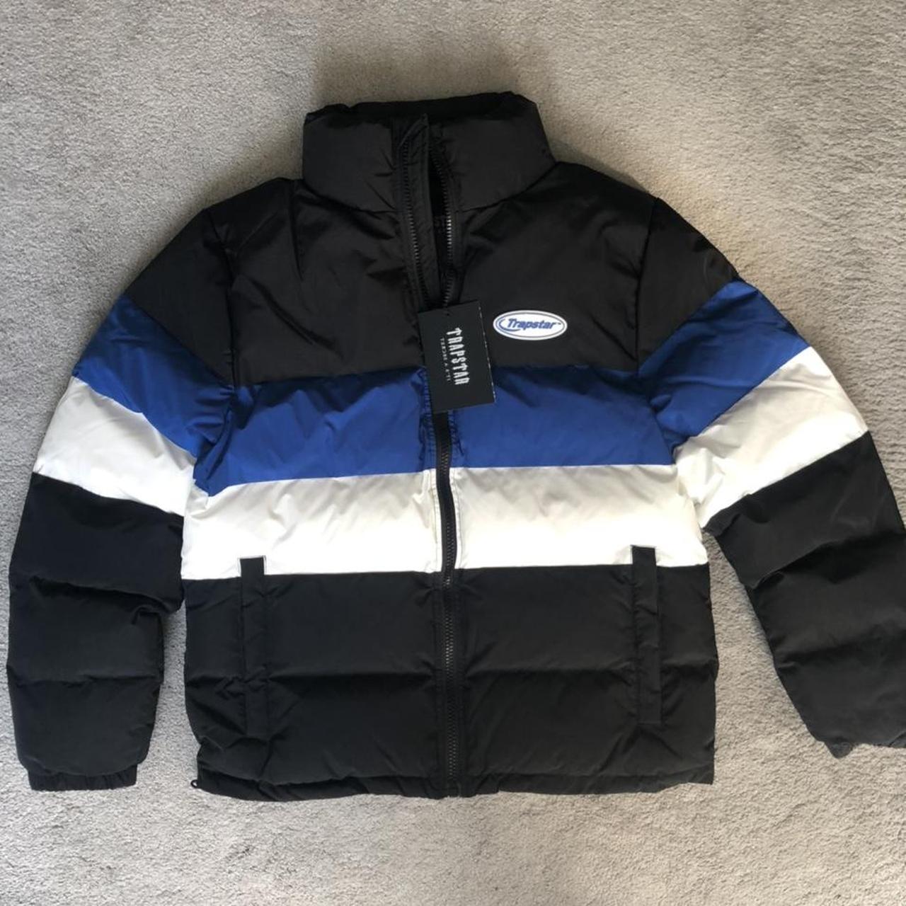 TRAPSTAR HYPERDRIVE PUFFER - BLACK/BLUE/WHITE