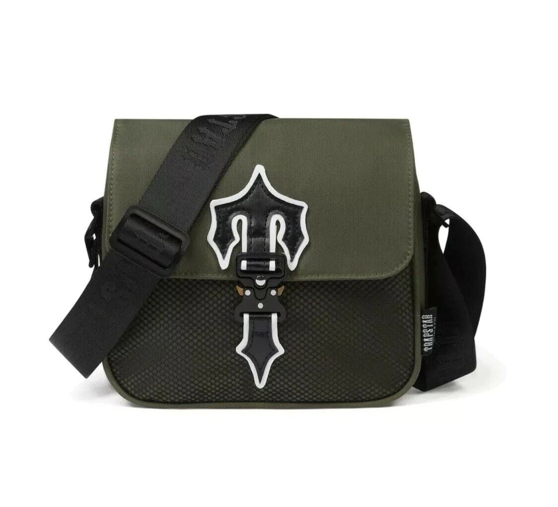 TRAPSTAR IRONGATE T CROSS-BODY BAG - OLIVE