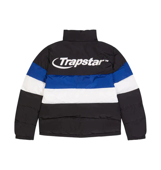 TRAPSTAR HYPERDRIVE PUFFER - BLACK/BLUE/WHITE