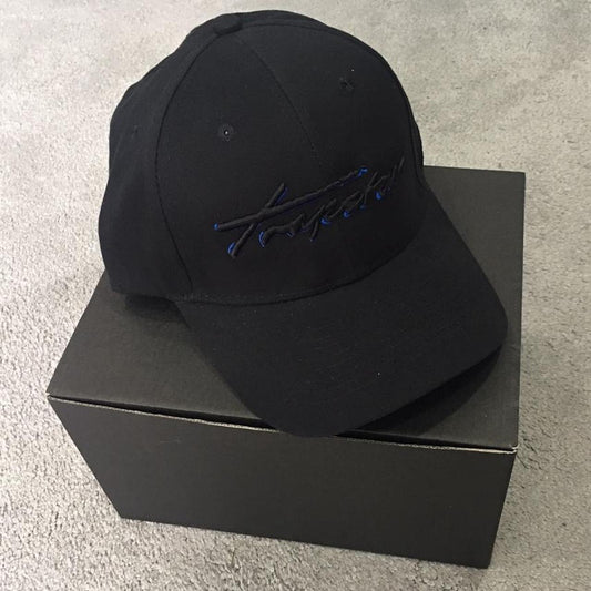 TRAPSTAR SIGNATURE CAP - BLACK/BLUE