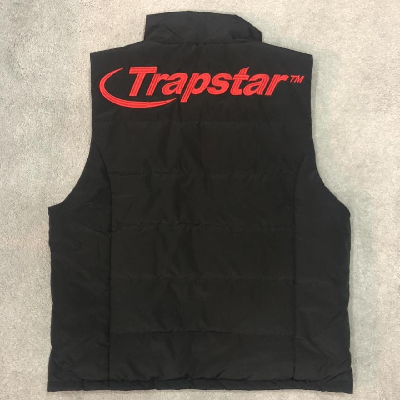 TRAPSTAR HYPERDRIVE GILET - BLACK/RED