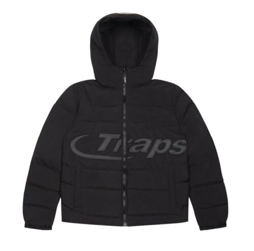 TRAPSTAR HYPERDRIVE HOODED JACKET - BLACK/REFLECTIVE