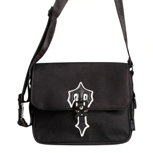 TRAPSTAR IRONGATE T CROSS-BODY BAG 2.0 - BLACK/WHITE